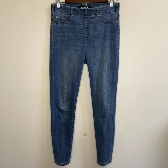 Liverpool Womens High-Rise Ankle Skinny Jeans Medium Wash Blue Denim Size 4 - Picture 1 of 6